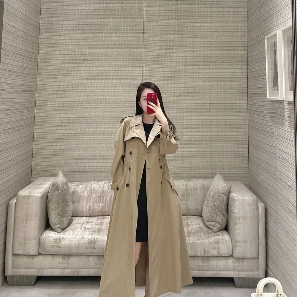 Classic Tan Women's Trench Coat - Picture 1 of 6